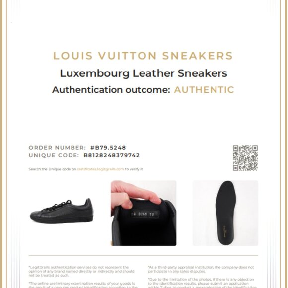 NWOB Louis Vuitton Luxembourg Monogram Embossed Leather Sneakers in Black US 9.5 - Picture 16 of 16
